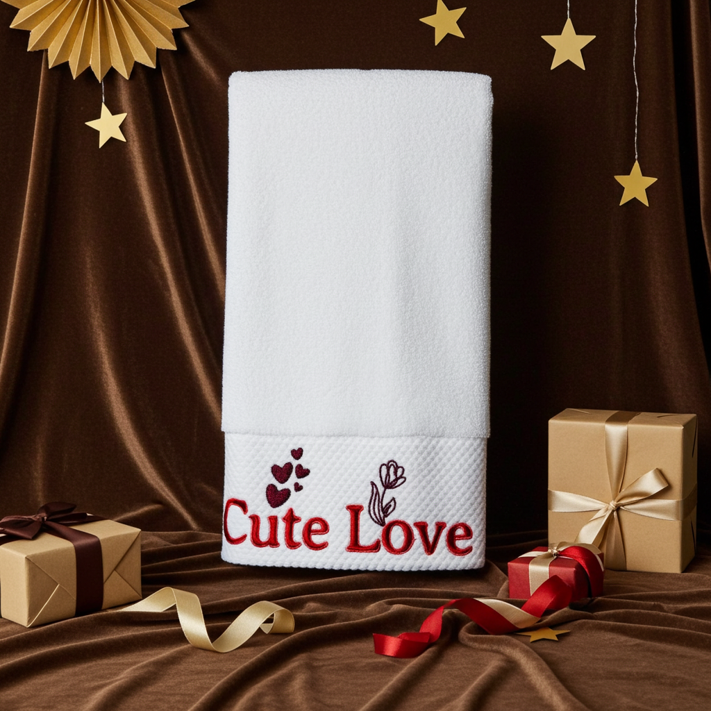 Cute "L" Hand Towel